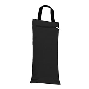 VusiElag Yoga-sandsack Ungefüllter Fitness-füller Sandsack Yoga Hinzufügen Gewichtshalterung Prop-ausrüstung Mit Griff-reißverschluss Schwarz