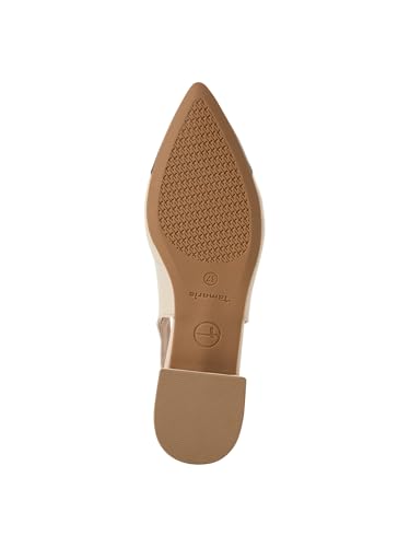 Tamaris Damen Slings Leder, beige, 36 EU – Ansicht 6