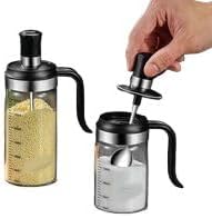 轻奢调料罐 Stylish Simple Condiment Canisters Pots Set,玻璃盐罐厨房调味瓶罐子家用盐味精调料盒一体组合套装 Household Cleaning，Kitchen Storage Essentials