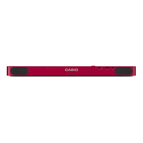 Image of Casio Privia PX-S1100 Digital Piano - Red Bundle with Adjustable Stand, Bench, Sustain Pedal, Instructional Book, Online Lessons, Austin Bazaar Instructional DVD, and Polishing Cloth