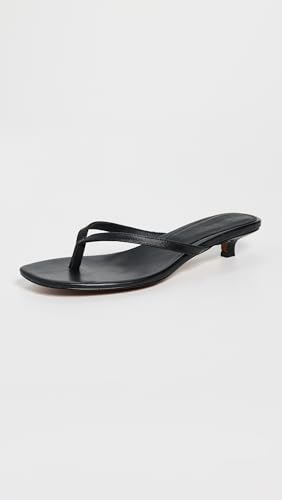 Madewell Women's The Chiara Kitten Heel Thong Sandal in Leather2
