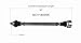 GSP NCV18000K CV Axle Assembly - Compatible with Select Volkswagen Jetta 1.9T Diesel; with Manual Transmission; Right Front (Passenger Side)