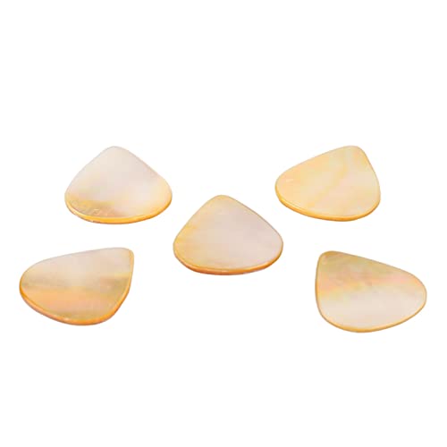 Palheta de guitarra acústica, leve para os dedos, 5 peças, fácil de tocar para guitarra para ukulele