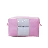 XZincer Große Tasche Reißverschluss Decke Kleidung Aufbewahrung Faltbare Box Non-Woven Quilt Organizer Housekeeping & Organizers Kistenaufbewahrung (c, One Size)