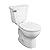 American Standard 215DA004.020 Cadet PRO Round Front 1.6 gpf 2-Piece Toilet in White