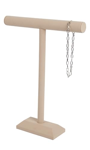 SSWBasics Large - Khaki Faux Suede T-Bar Display