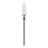 Docooler Ceramic Flame Bit Medium Electric Nail Drill Bit 3/32'' for Nail Art Machine Nail Art Salon Tool (Type 2)