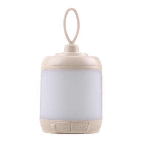 Linterna de camping LED - Lámpara de campamento recargable multifuncional, luz portátil liviana | 4 modos ajustables para aventuras nocturnas, equipo esencial para acampar, hacer caminatas y emergenci