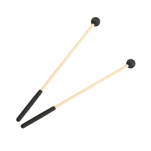 Set de 2 baquetas de percusión con mango de madera miniatura 1