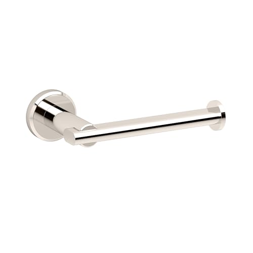 Gatco 5473 Locke Single Post Toilet Paper Holder Polished Nickel 6.75