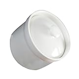 FUNOMOCYA シー蓋付き 小型セラミックスープポット 家用料理用器具 雑貨 スチューポット 鍋用ボウル スープボウル