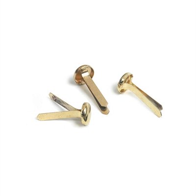 Paper Fasteners Brassed Steel 25mm [Pack 200]