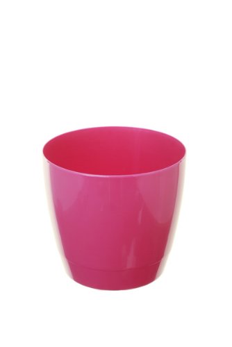 Whitefurze G0622RD 22cm Round Indoor Pot Cover - Fuchsia