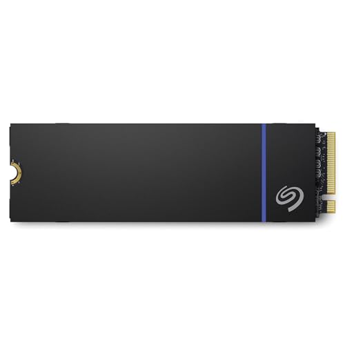Seagate Game Drive PS5 NVMe SSD 1 TB, unidad de estado sólido interna, PCIe Gen4 NVMe 1.4, con licencia oficial, hasta 7400 Mb/s con disipador de calor, Rescue Services (ZP1000GP3A2001)