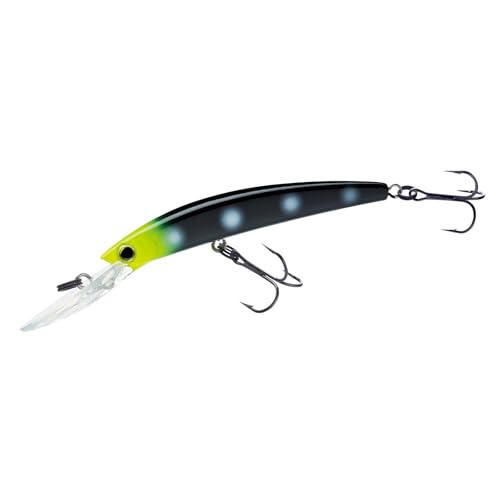 Señuelo Yo-Zuri Crystal Minnow Deep Diver Walleye 90 mm flotante de profundidad para pesca de lucio