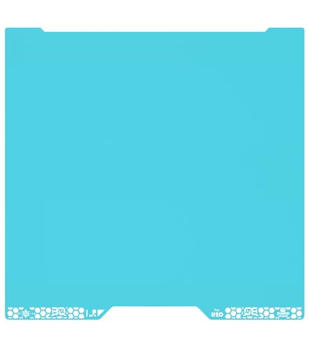 BIQU CryoGrip Pro Glacier Panda Build Plate for Bambu-Lab H2D/H2S 3D Printer 355x346mm Double Sided Fine Textured Upgrade Spring Steel Plate Removable Surface Platform