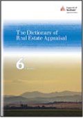 The Dictionary Of Real Estate Appraisal 0922154120 Book Cover