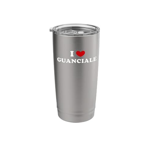 I Love Guanciale, I Heart Guanciale Stainless Steel Insulated Tumbler