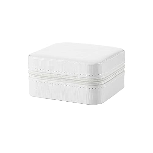 Petite boîte de rangement de bijoux en cuir contre le désordre