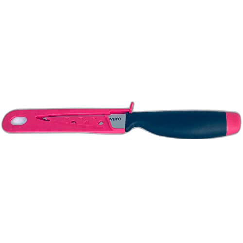 Tupperware Cuchillo para verduras, serie A, color rosa, longitud 18,6 cm