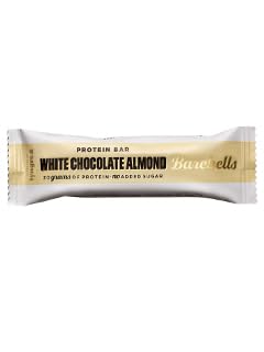 Barre Protéinée White Choc Almond - Chocolat Blanc et Amandes Effilées - Boîte de 12 x 55g