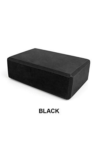 PowerLife Yoga Block (Set of 2) - Supportive Latex-Free EVA Foam Soft Non-Slip Surface for Yoga, Pilates, Meditation