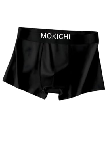 Image of Men's Ice Silk Boxer Briefs for Men | Ultra Soft Breathable Stretch Trunks | Moisture Wicking Quick Dry Innerwear | Comfortable Elastic Waist | Solid Colors