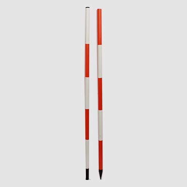 Original Heavy Ranging Rod (2 Meter) in 2 Fold with Free Canvas Heavy Bag