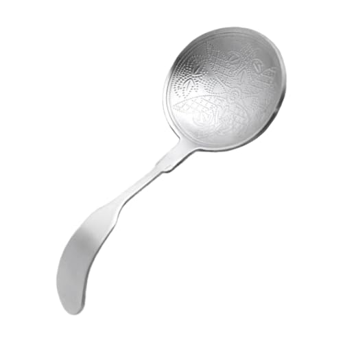 Alipis Cuillère à Thé Acier Inoxydable Pelle à Thé Pratique et Facile à Nettoyer pour Dosage Café et Épices