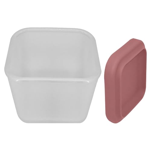 Duqulle Contenitori per salse per pranzo al sacco, contenitori per condimenti con coperchio,Insalatiera per pranzo a chiusura ermetica - Scatola organizer in silicone per uso alimentare, contenitori