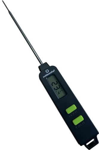 OUTDOORCHEF Easy Check Thermometer Pen digitales Einstechthermometer - Grillthermometer,2-4 Sek. Messung, beleuchtetem Display, -50 bis 300°C, Ø 1,7 mm Spitze 1
