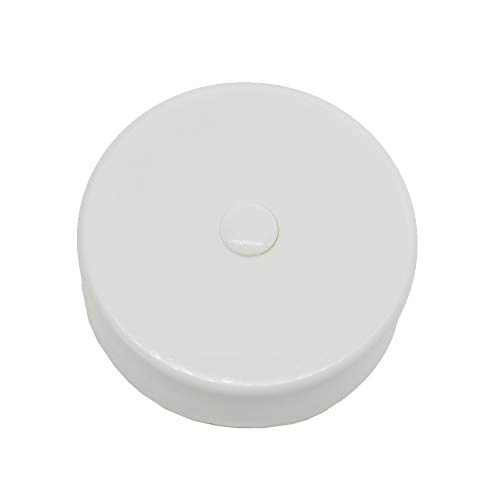 Verteilerdose Weiß Kunststoff mit Zubehör ø 74x25mm Verteilerbaldachin Aufputzdose Anschlussdose