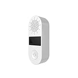 Helilyco Alarma de sonido y luz SOS de 130 dB para Tuya y para Zigbee 3.0, llamada de un botón con control remoto de aplicación, para diseño portátil compacto para ancianos y niños, funciona con pilas