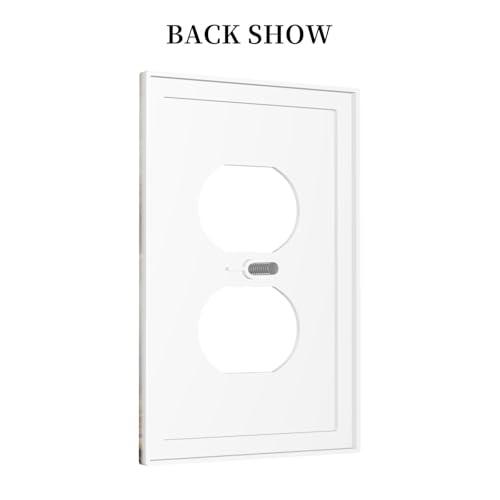 Decorative Outlet Covers Funny Ducks Vintage Lakeside Landscape 1 Gang Duplex Light Switch Cover Plate Wall Plates for Electrical Outlets Switchplate Faceplate for Bedroom Home Decor