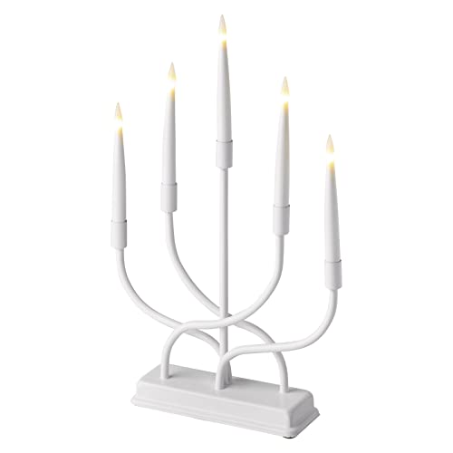 EMOS Portacandele a LED in metallo, classico, con