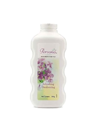 Image of Persona Talc Powder with Fragrances Of Sandalwood, Cedarwood, Rosewood, Rose & Jasmine, Pack of 1, 350 Grams