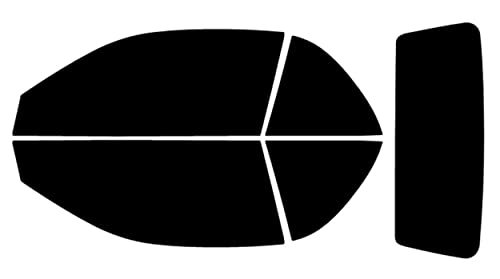 True Line Automotive Precut Window Tint Kit Compatible with BMW 3 Series 2 Door Convertible 2000-2006 20% Fronts 5% Backs