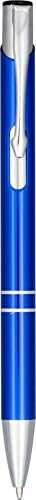 10er Set Druckkugelschreiber aus eloxiertem Aluminium in vielen verschiedenen Farben mit Klickmechanismus von notrash2003 (Blau) - Image 3