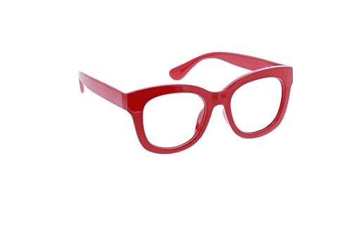 Image of Peepers by PeeperSpecs womens Center Stage Progressive Square Blue Light Blocking Progressive Reading Glasses