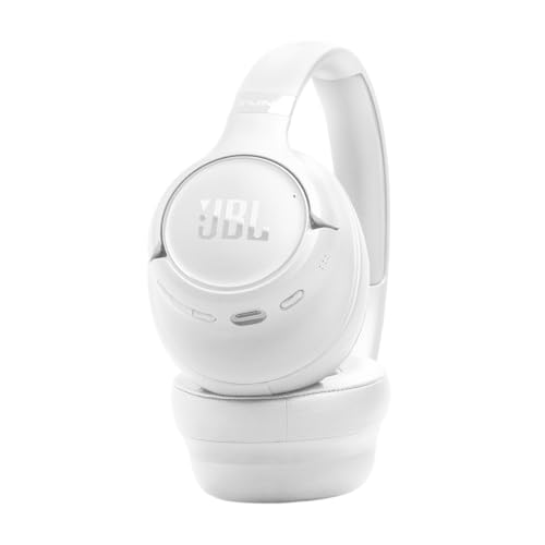 Image of JBL Tune 730 BT Wireless Over-Ear Headphones with JBL Pure Bass Sound, Up to 76 Hours of Music Playback, Bluetooth 6.0, Lightweight, Foldable Design, Google Fast Pair, Microsoft Swift Pair, White