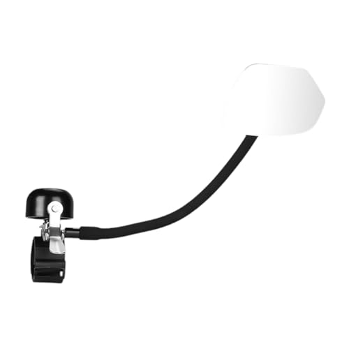 FytStycale Bicycle Bell Mirror Bike Convex Mirror Sports Outdoor Riding Wide View Adults for Road Bikes Handlebar Mounted, Right