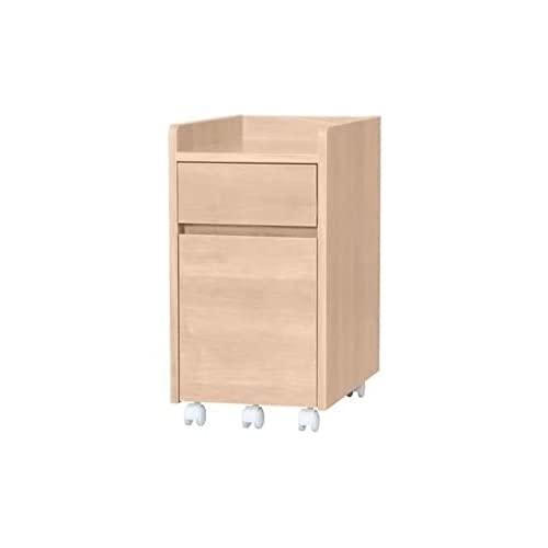 DIMENSIONI: Esterno : L46,5 x P 31,2 x A 59 cm | Scomparto superiore: L44,1 x P28 x A 5,1 cm | Cassetto superiore : L38,6 x P23 x A 6,5 cm | Cassetto inferiore : L38,6 x P23 x A 18 cm