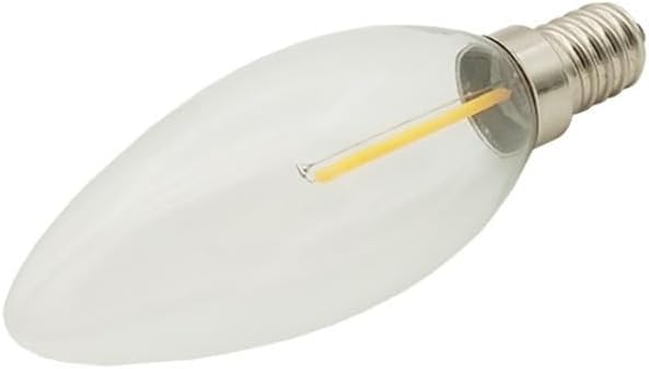 50 Piezas/Lote C35 E14 Bombilla Led De Filamento, Fuente De Luz De Cristal, Lámpara Vintage, Bombilla Led, 2200k Yellow, 110V E14 1W
