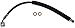 Dorman H622568 Rear Driver Side Brake Hydraulic Hose for Select Chevrolet Models
