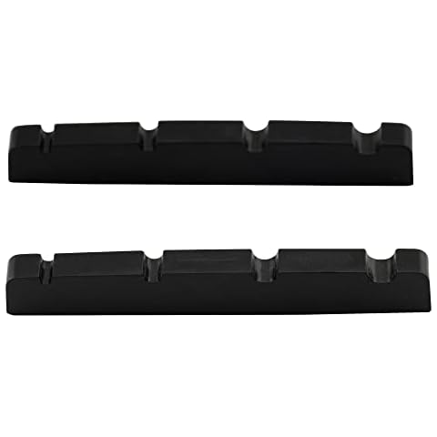 Musiclily Pro Urea Resin Plastic Jazz Bass Nuts Cover