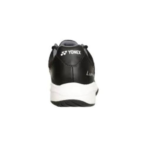 Image of YONEX Lumio 3 Power Cushion Tennis Shoes, Black, Lightweight All-Court with Shock Absorption and Durable Grip