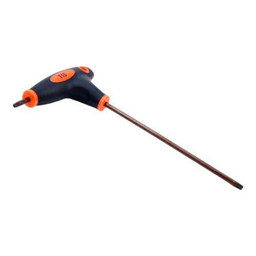 Image of Antrader T15 Torx Screwdriver,S2 Steel T-Handle Dual End Wrench-1Pcs | Anti Tamper Proof Torx Key,Ergonomic T-Shaped Non-Slip Grip,Clear Size Marking & Wide Application