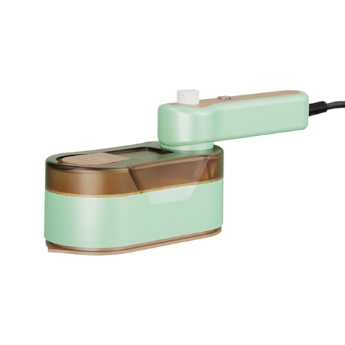 Papaquade textil - Vaquage Steamer | Soplador de vapor | Horba giratoria 180 ° Amortiguadores plegables | Plancha de vapor de viaje para ropa de bolsos