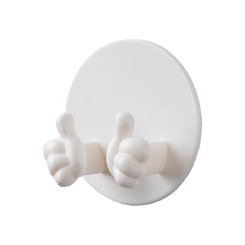 Ainichi Crochet Mural pour Le Pouce - Clips d'organisateur de câble de Pouce Auto-adhésifs,Multifonctionnel sans poinçonnage clé Porte-Crochet cintres muraux ou câble de données écouteur câble Cover