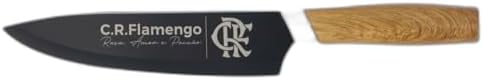 Faca Steel Flamengo Oficial Brasfoot Churrasco